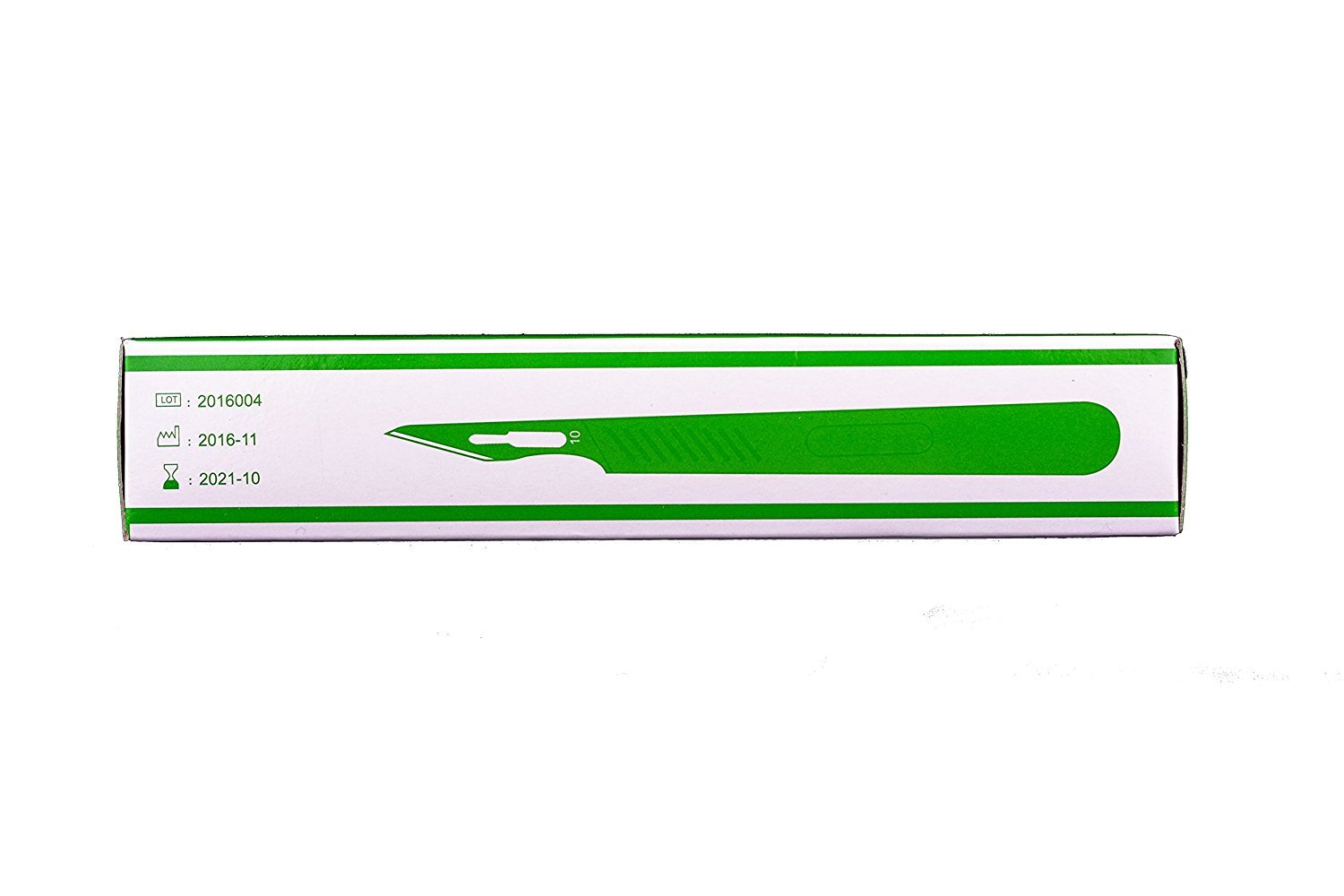 Sterile Disposable Scalpels - Surgical Blades Size 10,11,12,15,21,22 - Stainless Steel with Plastic Handle - Individually Foil Wrapped - Case of 500 (Size 15) - Perfect for Medical Procedures, Veterinary Use & First Aid Kits