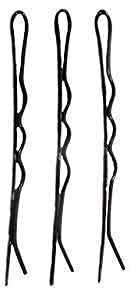Premium Metal Bob Pins & Bun Maker - Black Hair Styling Clips for Women & Girls | Secure Updos, Ponytails & Braids | 24-Pack Hair Accessories for Daily Use & Special Occasions