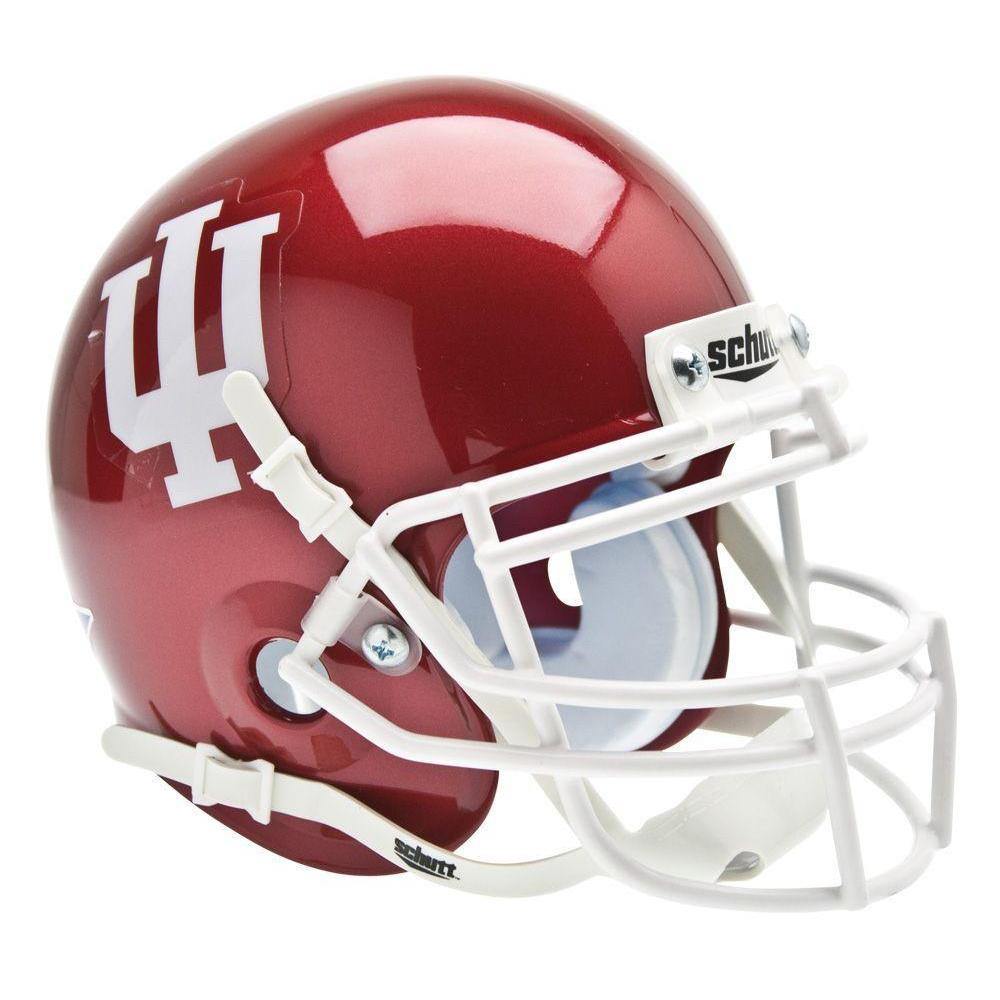 Indiana Hoosiers College Football Mini Helmet Collectible - Authentic NCAA Memorabilia for Fans & Collectors - Perfect for Game Room Decor, Sports Gifts, and Tailgating Parties