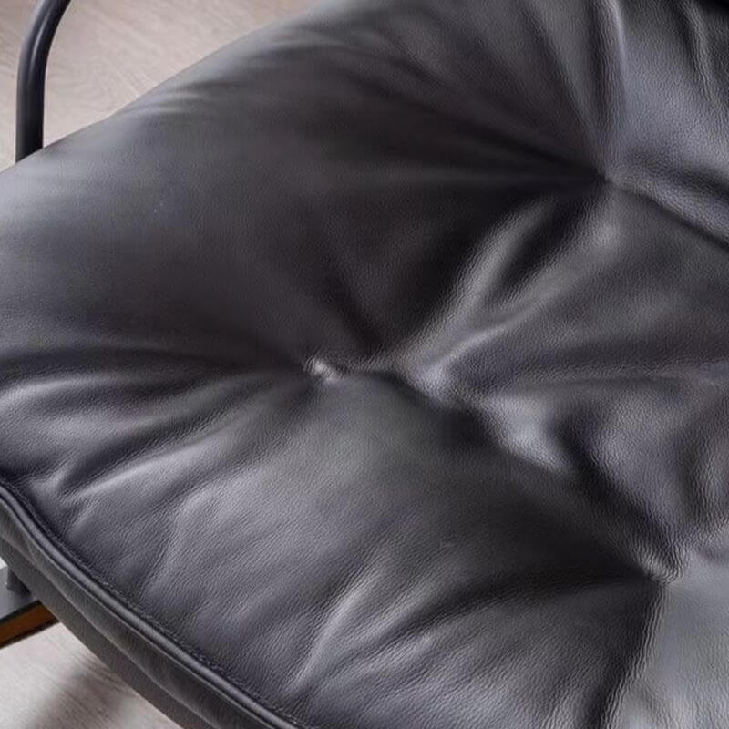Premium Upholstered Rocking Chair with Padded Track Arms - Comfortable Nursery Glider for Breastfeeding & Living Room Relaxation