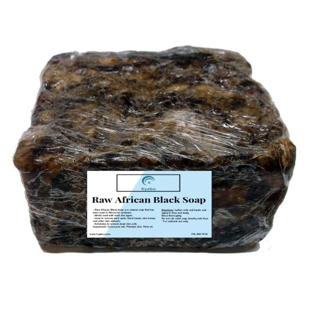 10 lb Raw African Black Soap - 100% Pure Natural Organic from Ghana | Body Wash, Face Cleanser & Hair Care | Bulk Soap for Sensitive Skin, Acne Treatment & Eczema Relief (Great for Spa, Home & Travel Use)
