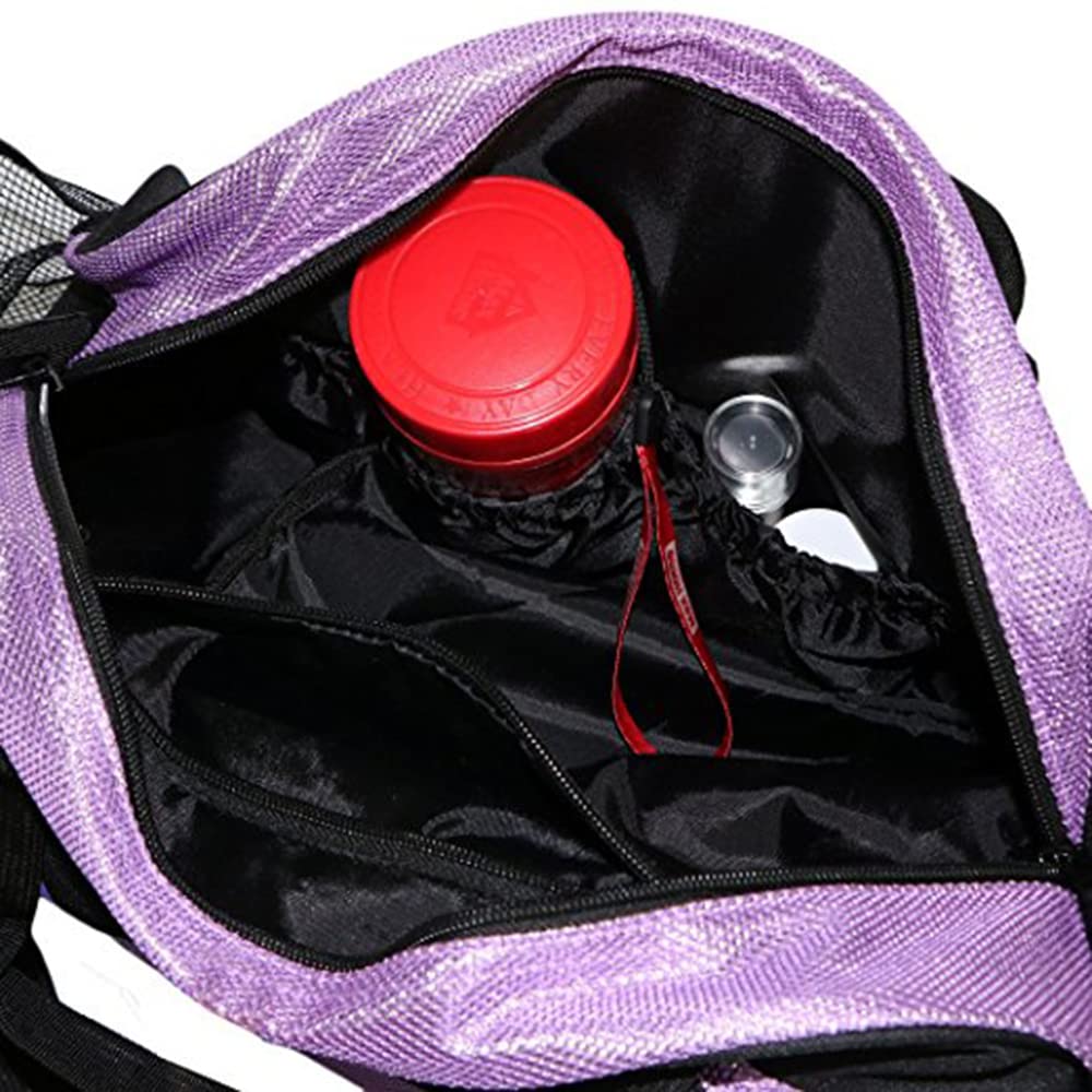Women's Nylon Dance Sport Duffel Bag - Purple Medium Gym Bag for Women & Girls | Perfect for Dance Classes, Yoga, Gym Workouts & Travel
