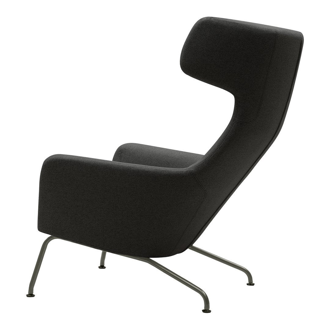 Stylish Havana Wing Chair - Mid-Century Modern Accent Chair for Living Room, Bedroom & Office - Comfortable Upholstered Lounge Chair with Wooden Legs - Perfect for Reading, Relaxing & Home Decor