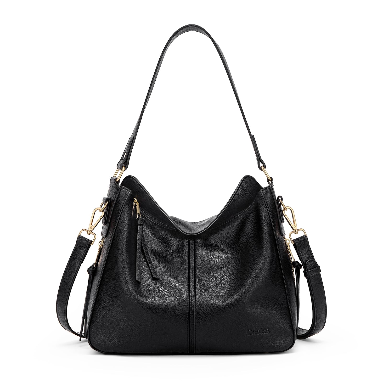 Stylish Vegan Leather Hobo Bag for Women - Large Shoulder Tote & Crossbody Purse - Perfect for Work, Travel and Everyday Use