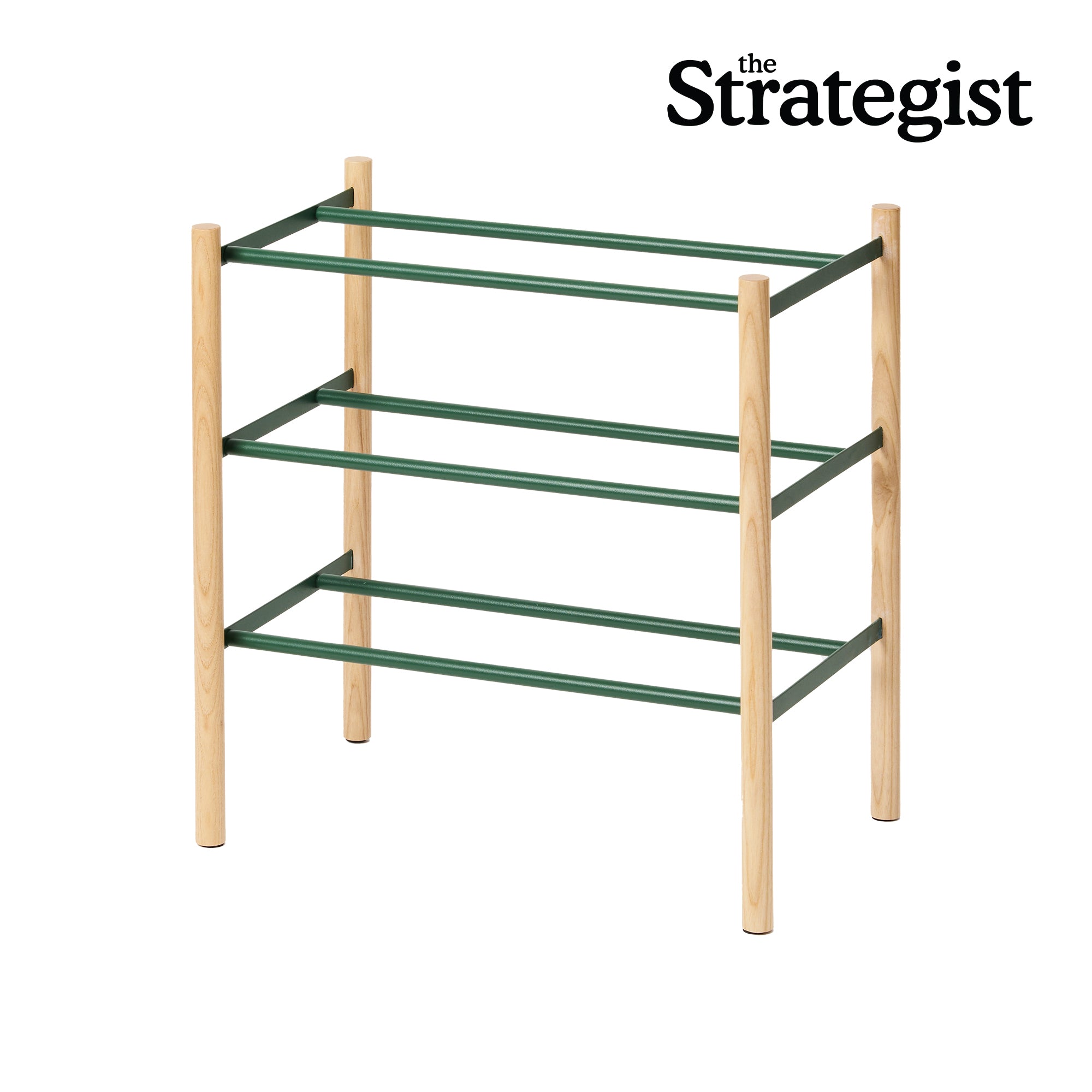 Expandable Shoe Rack - 18 Inch Height Steel Shoe Organizer for Closet, Entryway & Bedroom - Space Saving Shoe Storage Solution for Sneakers, Boots & Heels