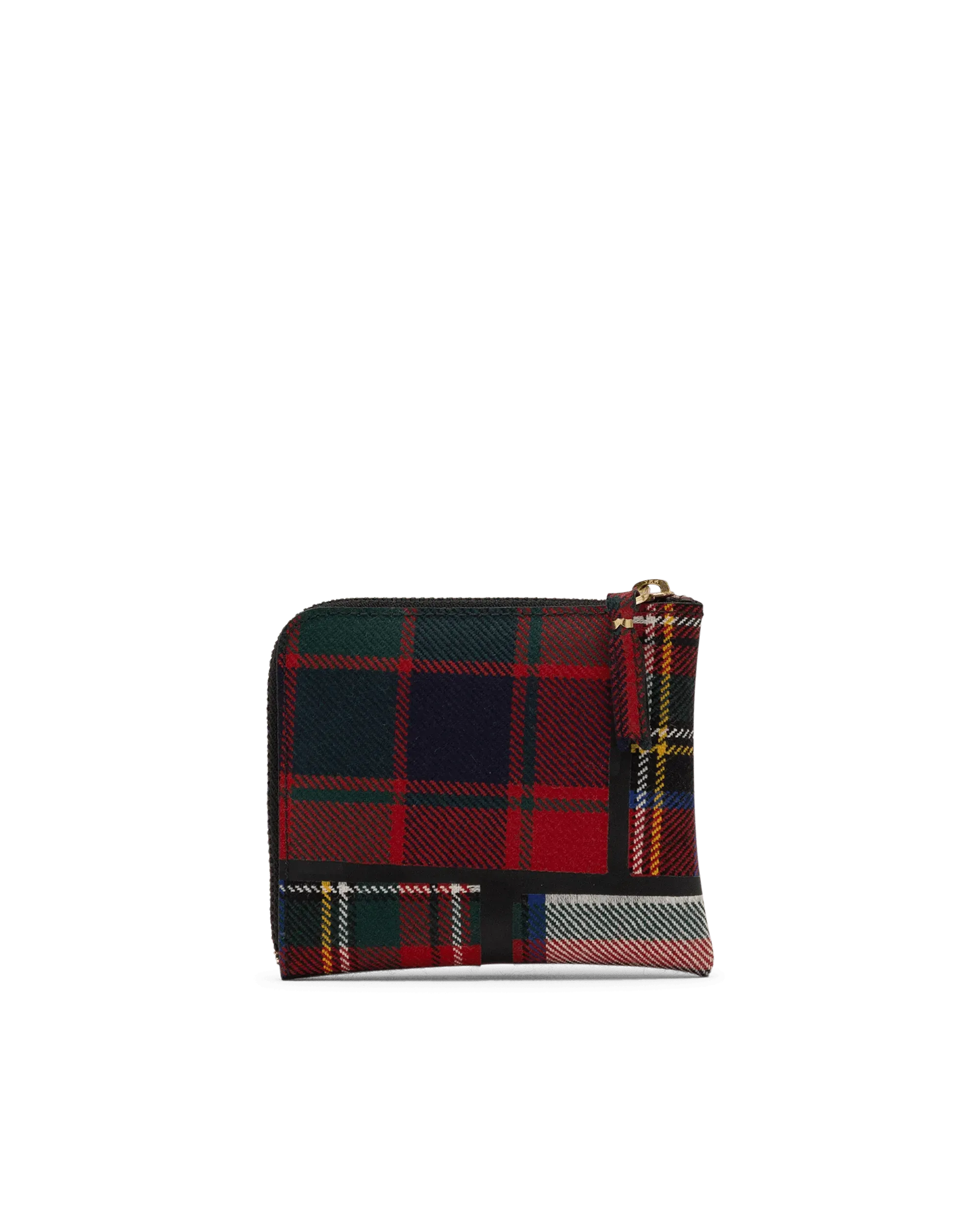 Stylish Tartan Patchwork Wallet with Corner Zip - Trendy Plaid Design for Men & Women - Perfect for Travel, Everyday Use & Gift Giving