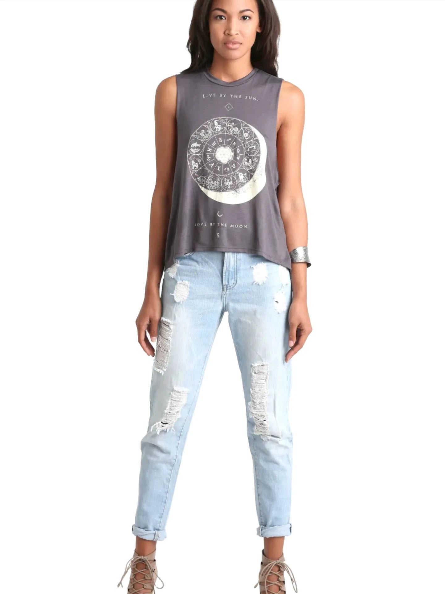 Eclipse Sleeveless Top for Women - Breathable Summer Tank Tops - Casual Workout & Yoga Shirts - Perfect for Gym, Running, and Outdoor Activities