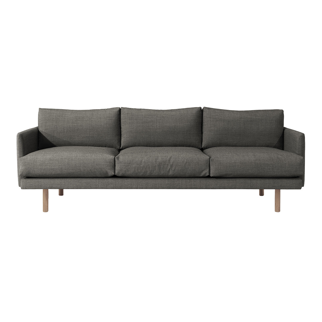 Emo 3-Seater Sofa - Modern Fabric Couch for Living Room, Comfortable Sectional Sofa with Soft Cushions - Perfect for Family Gatherings & Movie Nights
