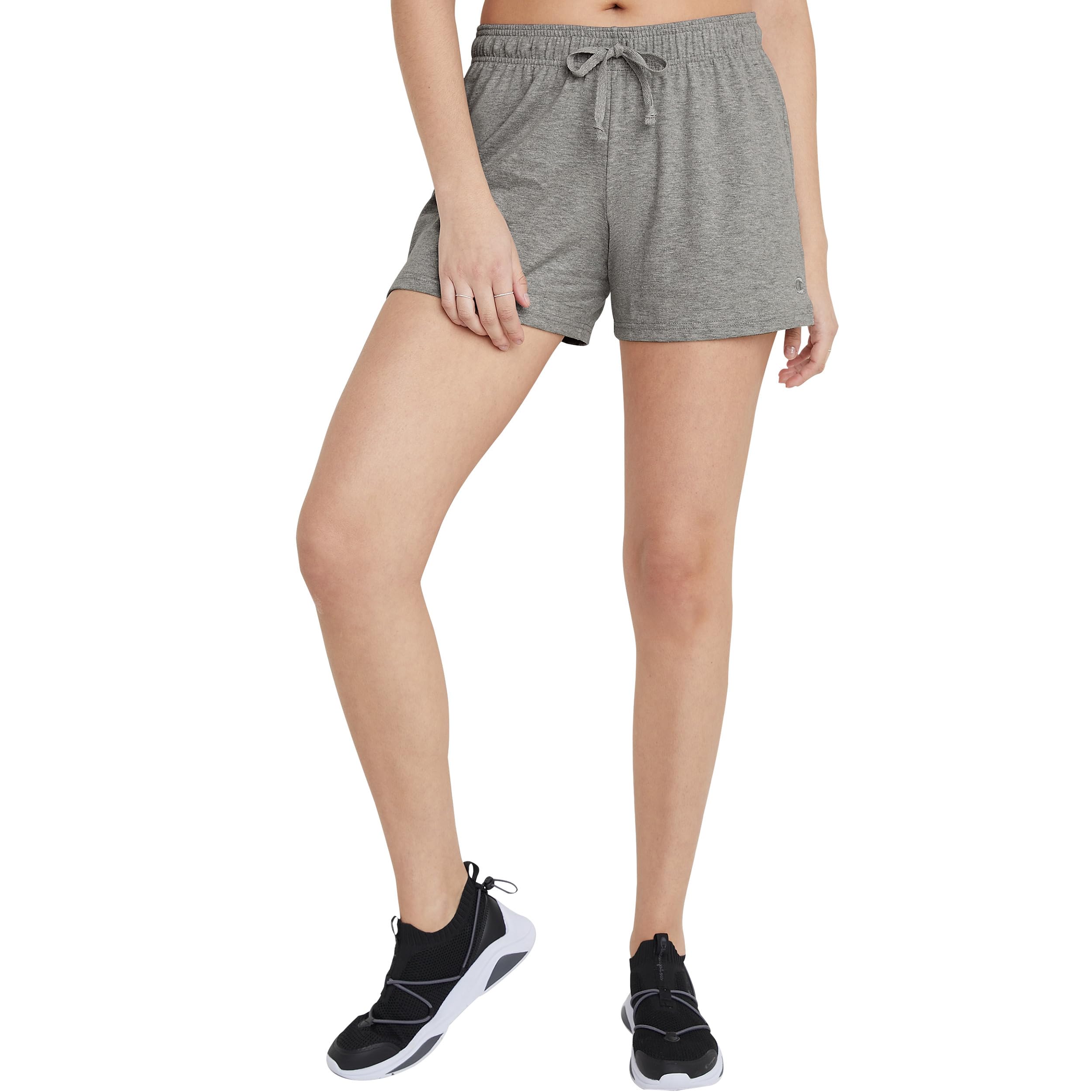 Champion Women's Lightweight Lounge Shorts - Soft Jersey Comfortable Shorts for Women & Plus Size - Perfect for Yoga, Running, Gym and Casual Wear