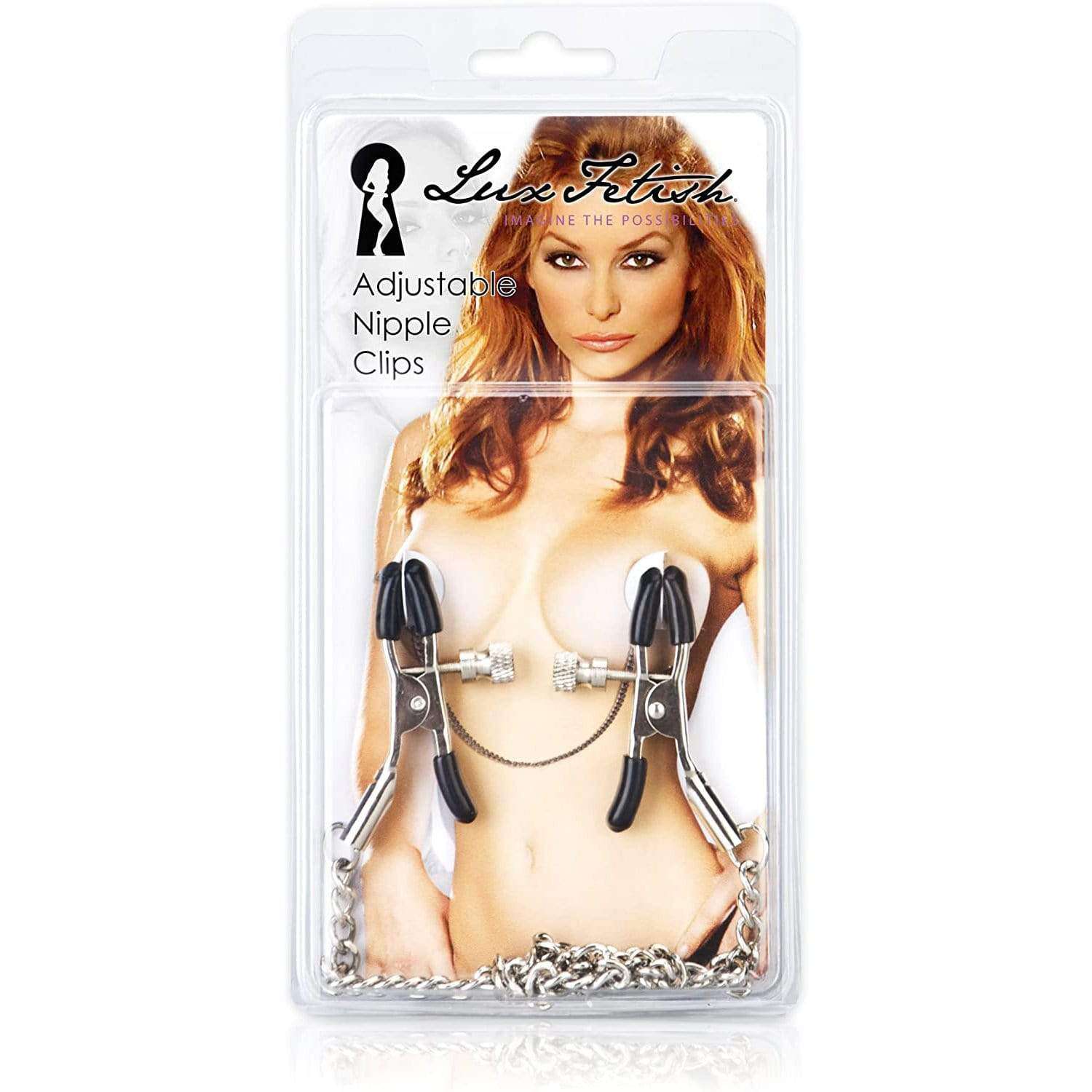 Premium Adjustable Nipple Clips for Sensual Play - Stainless Steel Nipple Clamps with Comfortable Silicone Pads - Perfect for BDSM, Fetish, and Intimate Couples Play