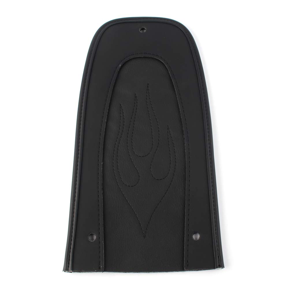 Harley Touring Motorcycle Solo Seat Cushion Pad & Rear Mudguard Cover Accessories for 1997-2017 Models - Comfortable Driver/Passenger Seat Upgrade for Long Rides & Road Trips