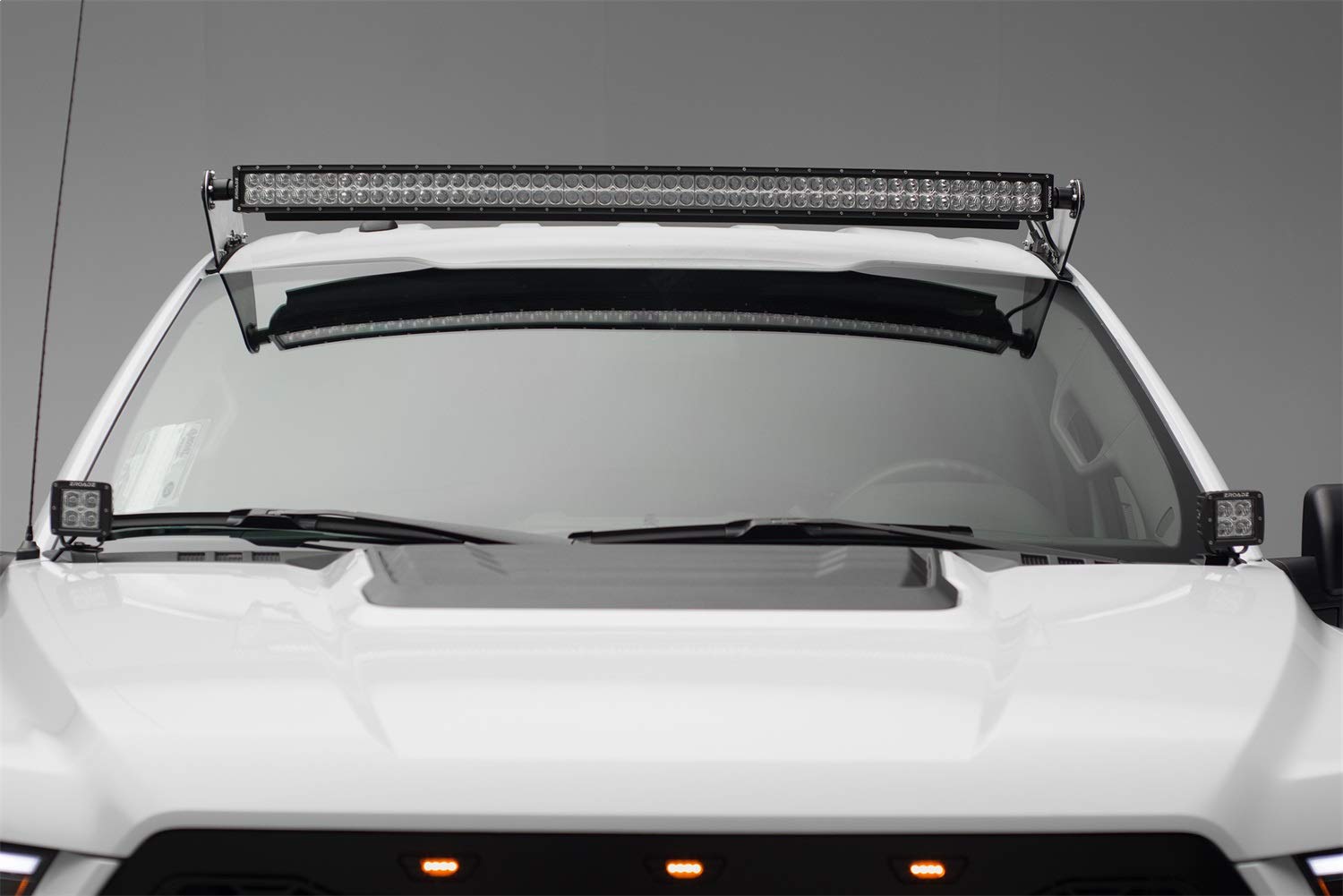 Ford F-150 2015-2020 Front Roof LED Light Bar Mounting Bracket - Fits 52 Inch Curved LED Bars (Light Bar Not Included) - Heavy Duty Off-Road Truck Accessory for Night Driving & Outdoor Adventures - PN #Z335162