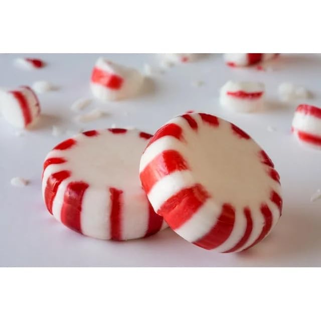 Arcor Starlight Peppermint Hard Candy Bulk - 5lb Bag (450 Individually Wrapped Mints) - Christmas Holiday Candy for Parties, Office Treats & Stocking Stuffers