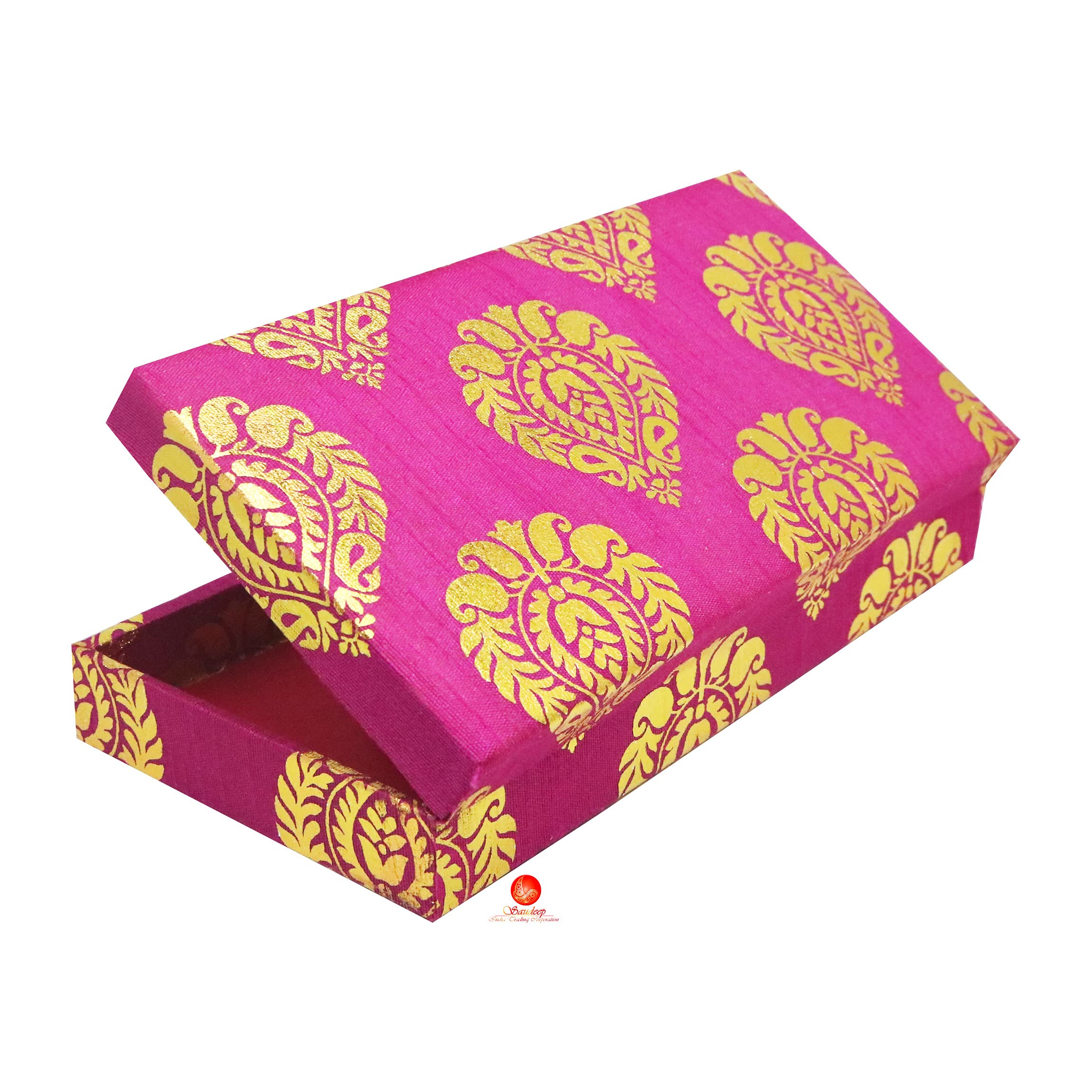 Wooden Decorative Cash Box - Jewelry & Gift Box for Weddings & Events