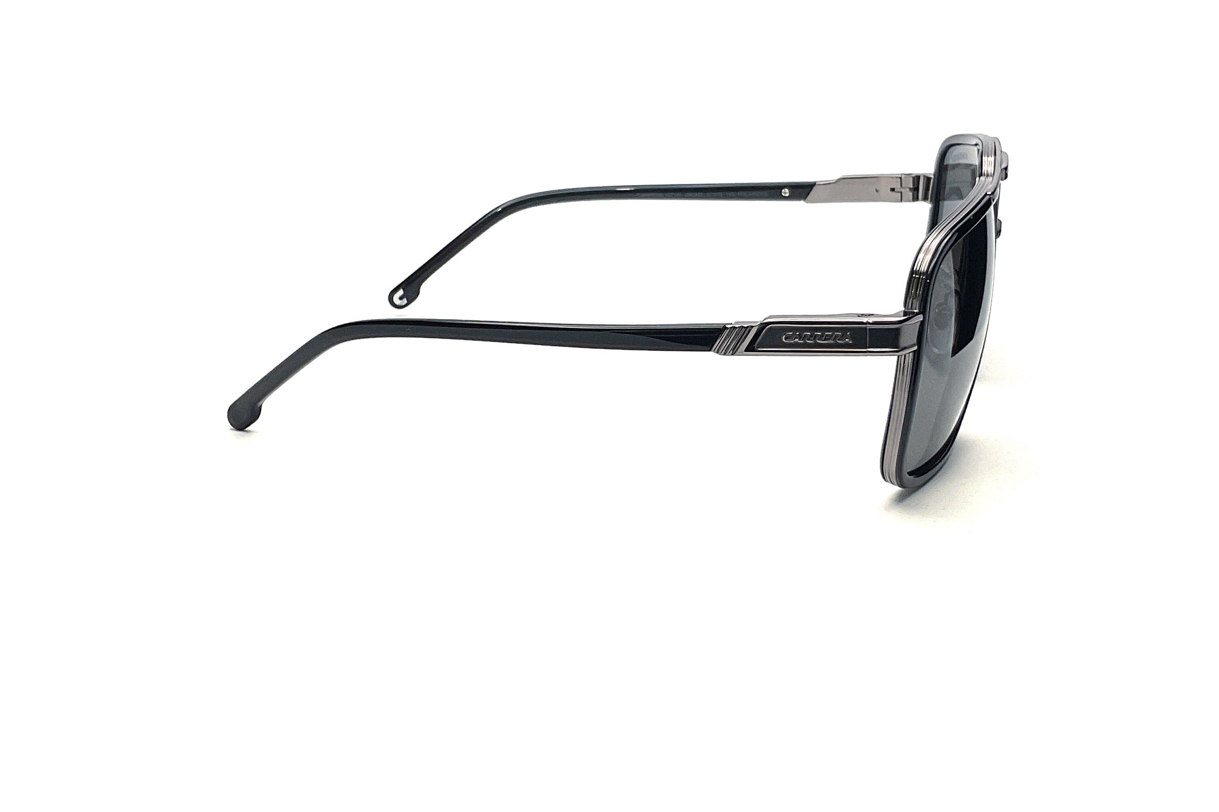 Carrera 1071/S Sunglasses - Black Dark Ruthenium Frame for Men & Women | UV Protection, Fashion Eyewear for Driving, Outdoor & Daily Use