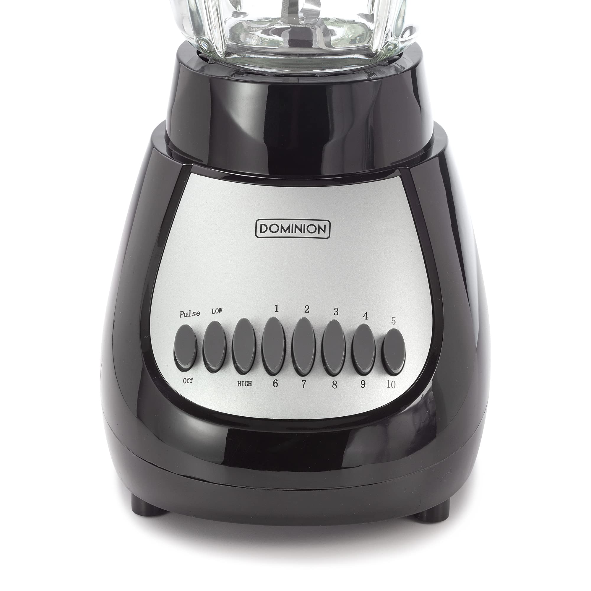Dominion D4001BP 48oz Black Countertop Blender - High Speed Smoothie Maker for Shakes, Purees & Frozen Drinks - Perfect for Kitchen, Bar & Healthy Lifestyle