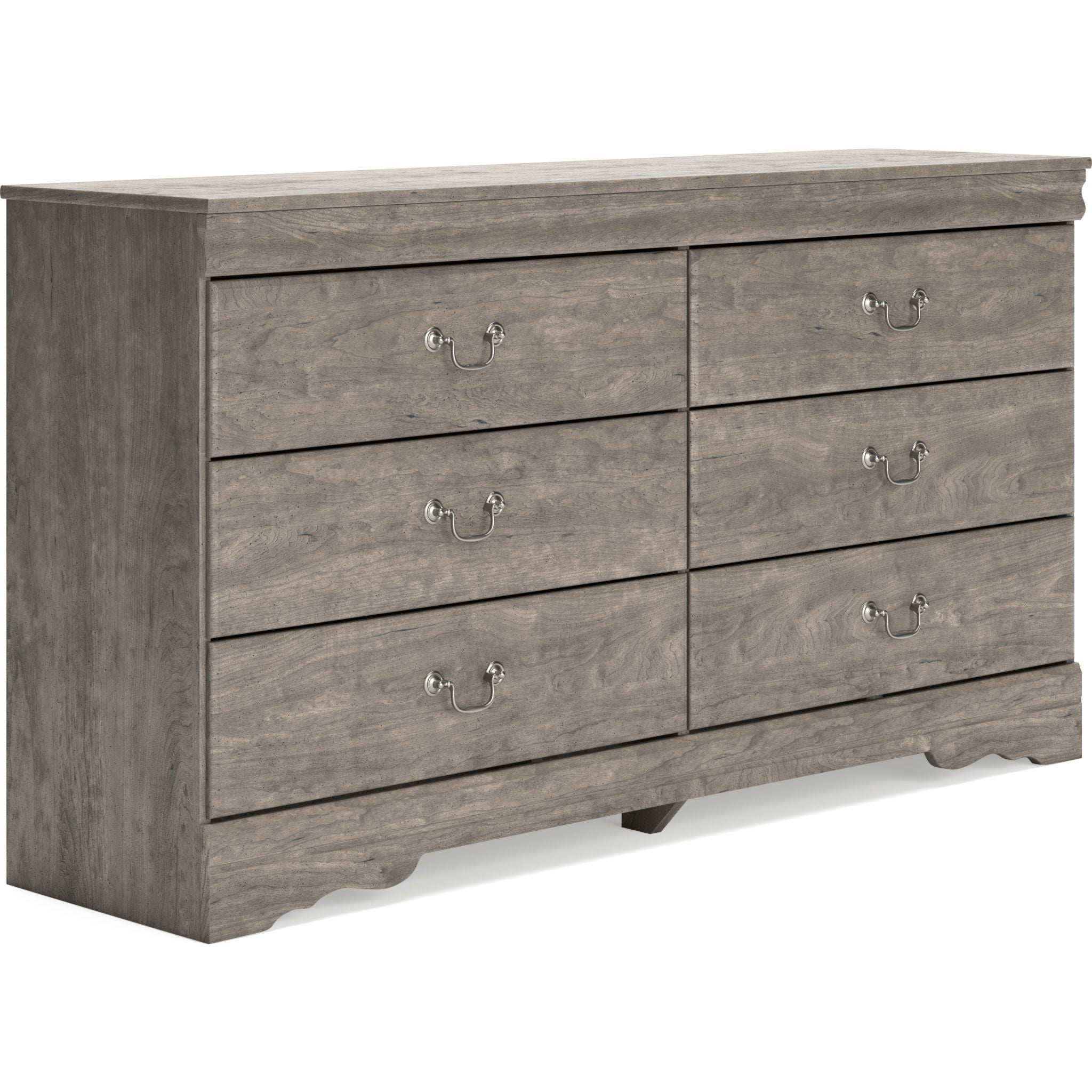 Bayzor 6-Drawer Dresser with Metal Frame - Modern Gray Bedroom Storage Furniture for Clothes, Bedding & Accessories | Perfect for Bedroom, Closet & Nursery Organization