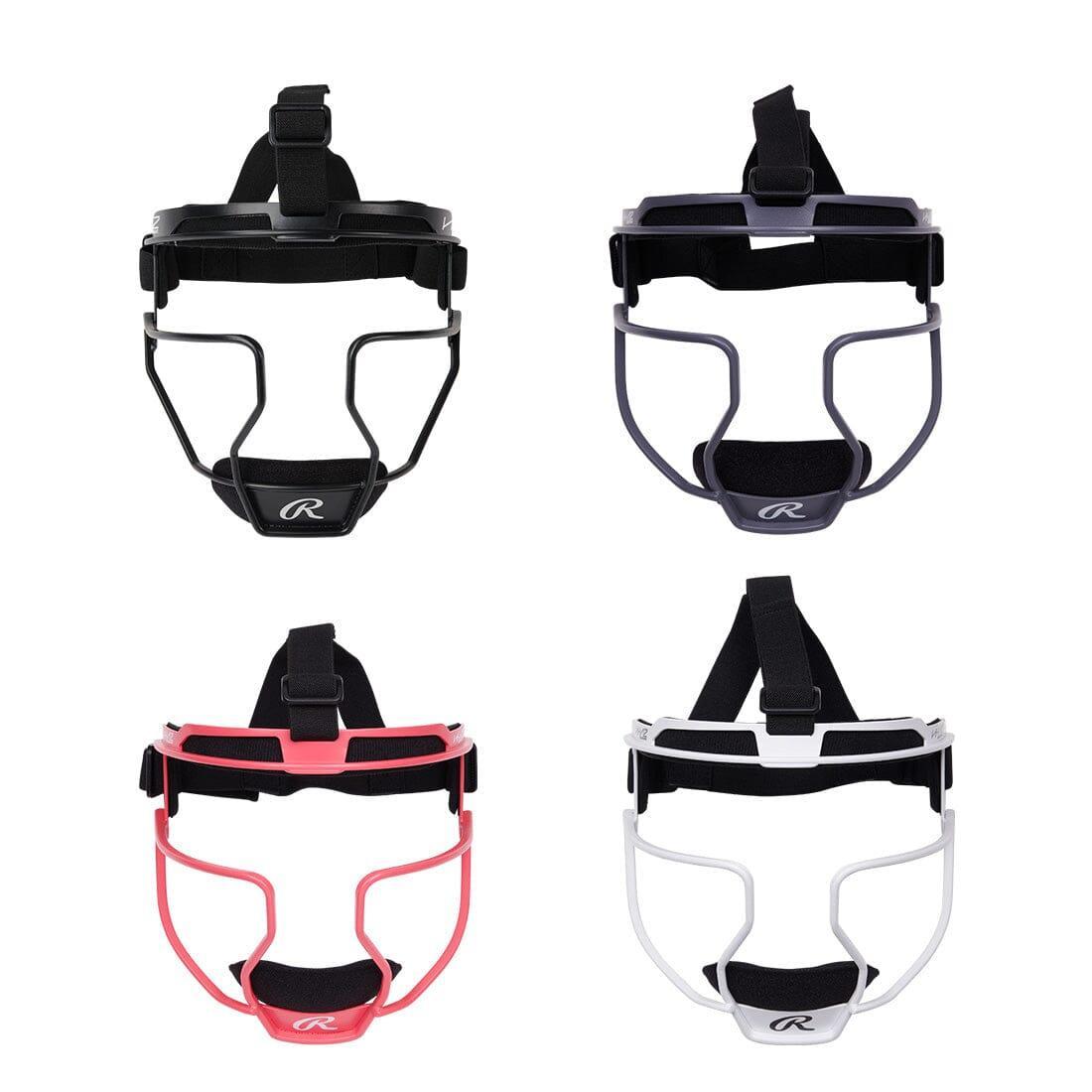 Rawlings Hi Viz Fastpitch Softball Fielder's Mask - RSBFMV - Protective Face Guard for Women & Youth Players - Ideal for Fastpitch Games, Practices & Training Sessions