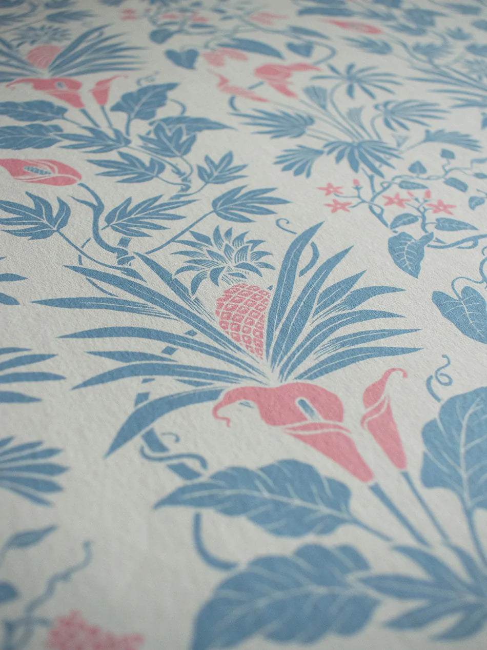 Little Botanist Wallpaper Sample - Peel & Stick Removable Wallpaper for Nursery, Bedroom, Office - Floral Botanical Design - Easy DIY Home Decor