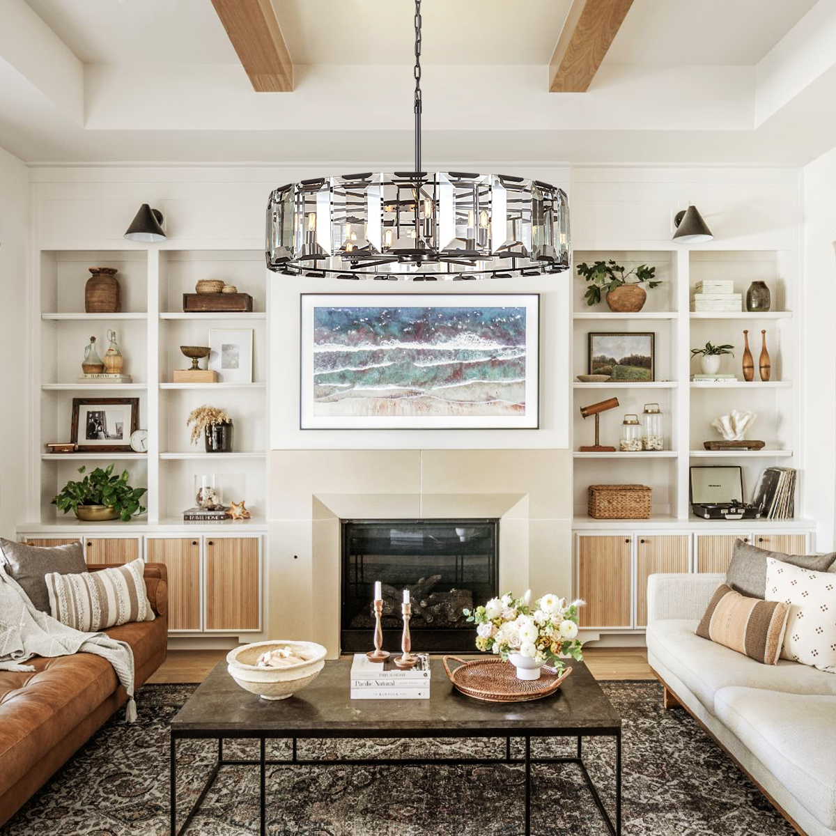 Allare Crystal Round Chandelier 24