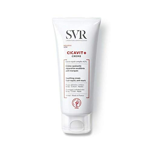 SVR Laboratoires CICAVIT+ Soothing Cream 100ml - Repair & Hydrate Irritated, Damaged, Sensitive Skin | Dermatologist Recommended | Perfect for Post-Procedure Care & Winter Skin Relief