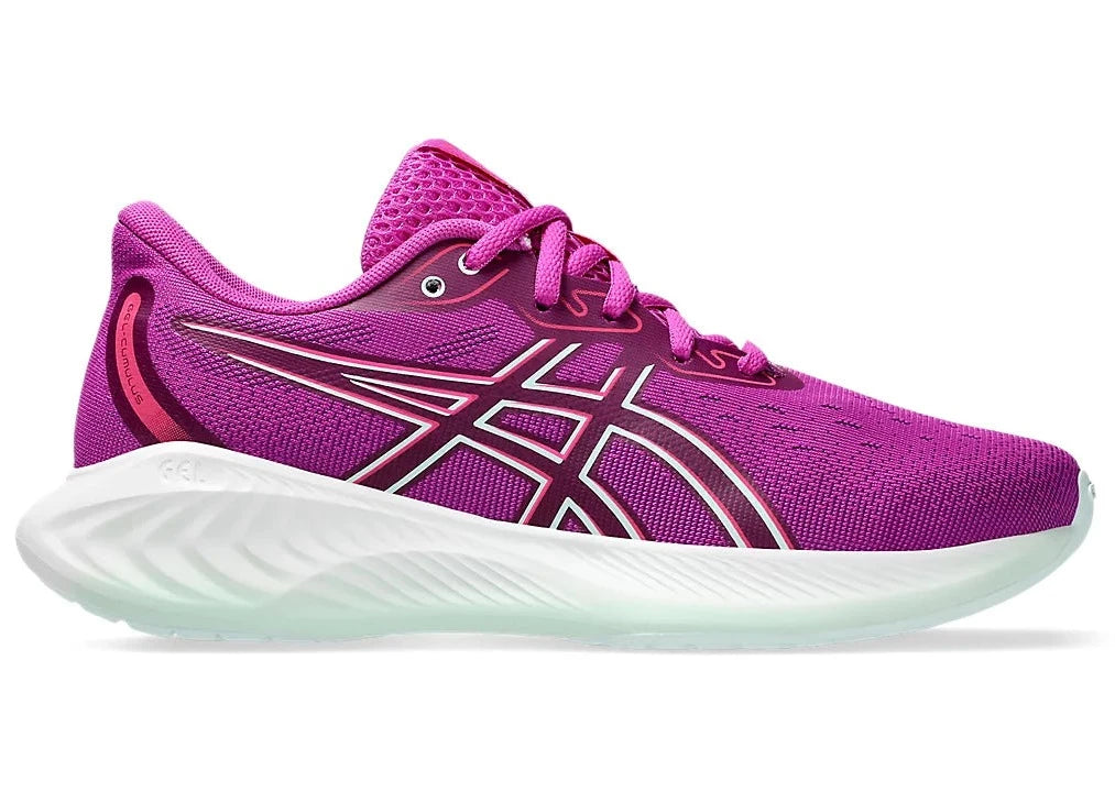 ASICS Gel Cumulus 26 Running Shoes for Kids - Bold Magenta/Soothing Sea - Lightweight Cushioned Sneakers for School, Sports & Daily Activities