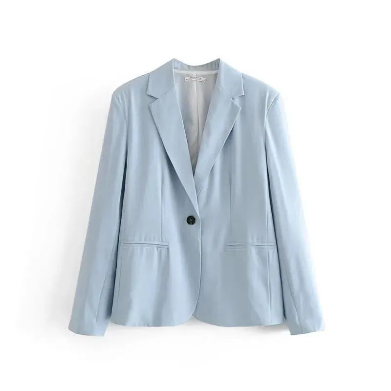 Professional Women's Pantsuit for Realtors - Business Formal Office Wear & Client Meetings - Comfortable Stretch Blazer & Dress Pants Set for Real Estate Agents