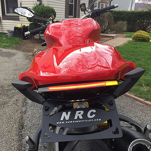 Ducati Monster 1200 Stealth Fender Eliminator Kit for 2014-2016 Models - Lightweight Tail Tidy for Improved Motorcycle Aesthetics & Rear Visibility - Perfect for Street Riding & Custom Bike Builds