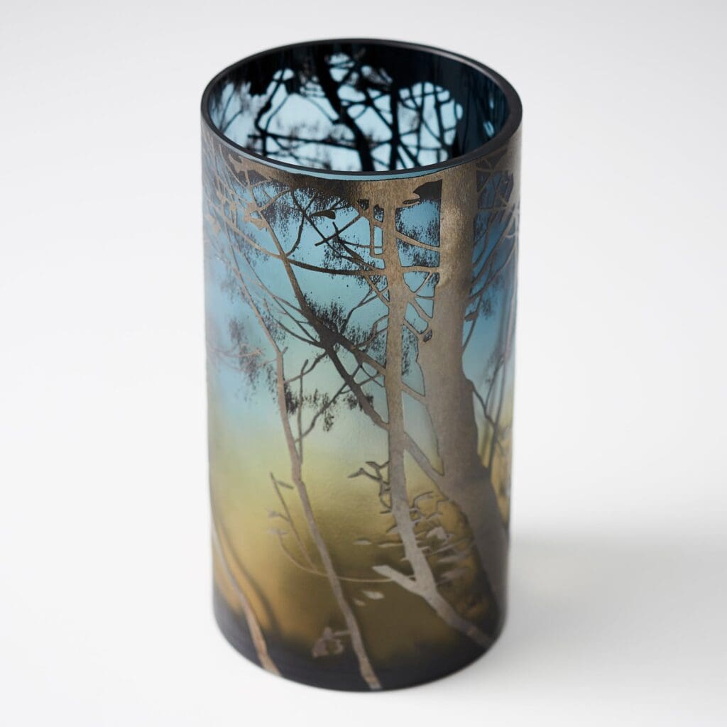 Cyan Design 10849 Miombo Vase - Handcrafted Ceramic Vase in Green & Blue, Medium Size - Perfect for Home Decor, Wedding Centerpieces & Gift Giving