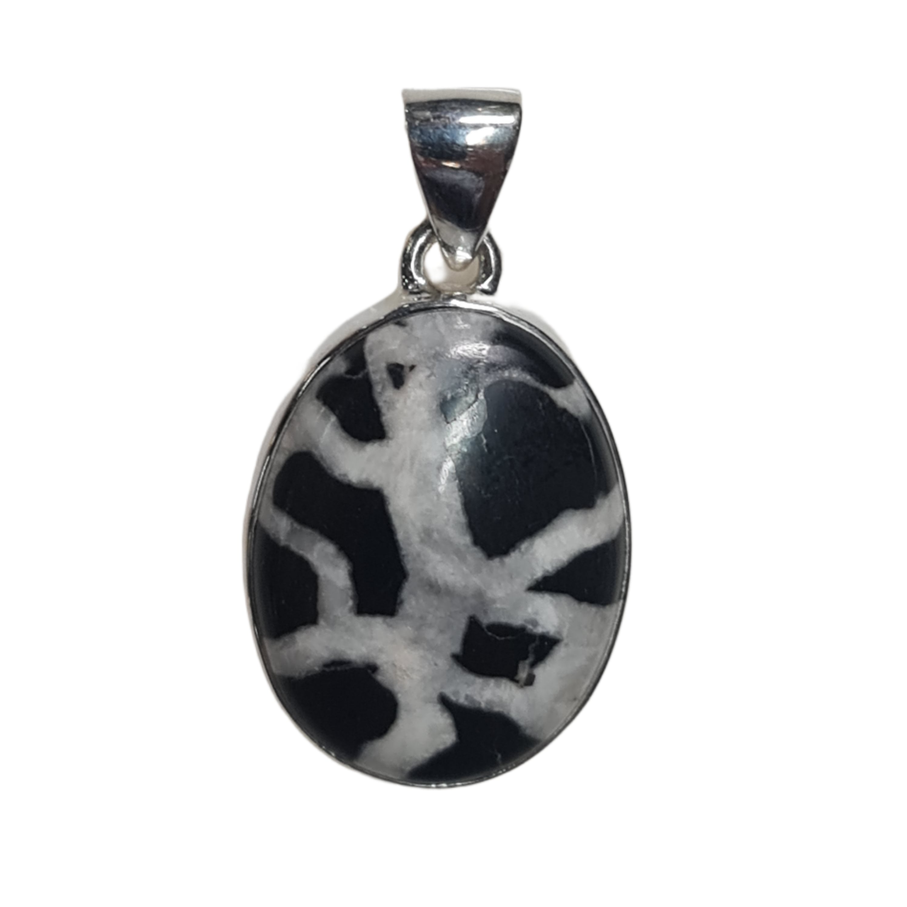Natural Septarian Stone Pendant Necklace - Handmade Healing Crystal Jewelry for Women - Perfect for Meditation, Energy Healing & Spiritual Gifts