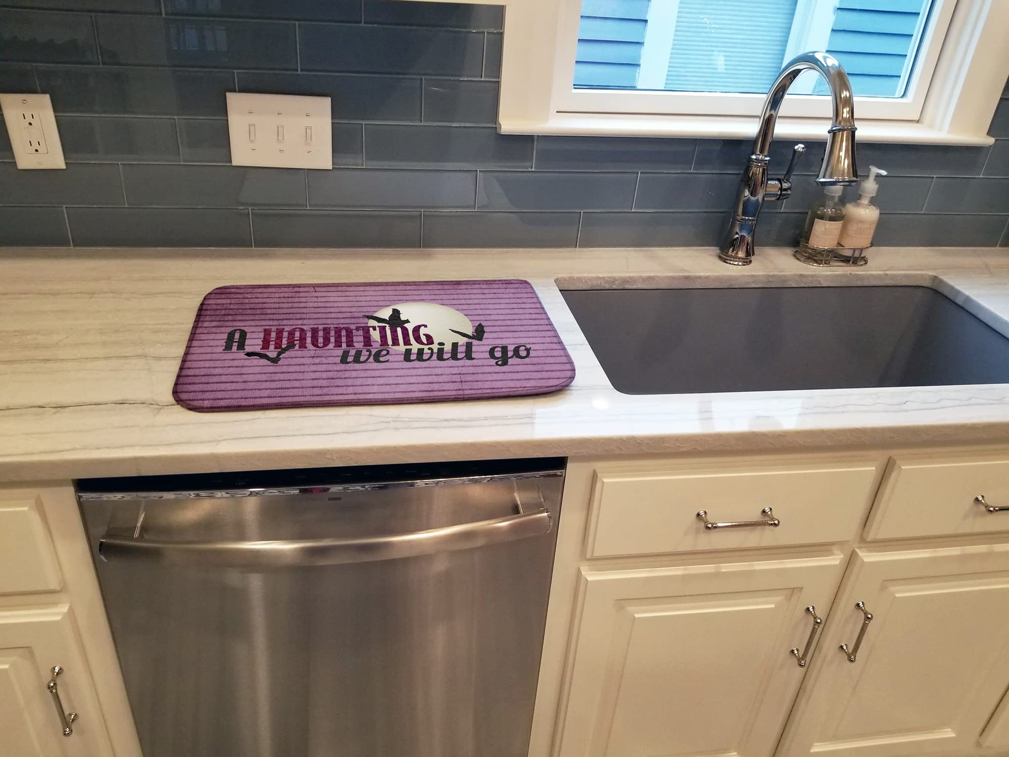 Halloween Dish Drying Mat 14x21
