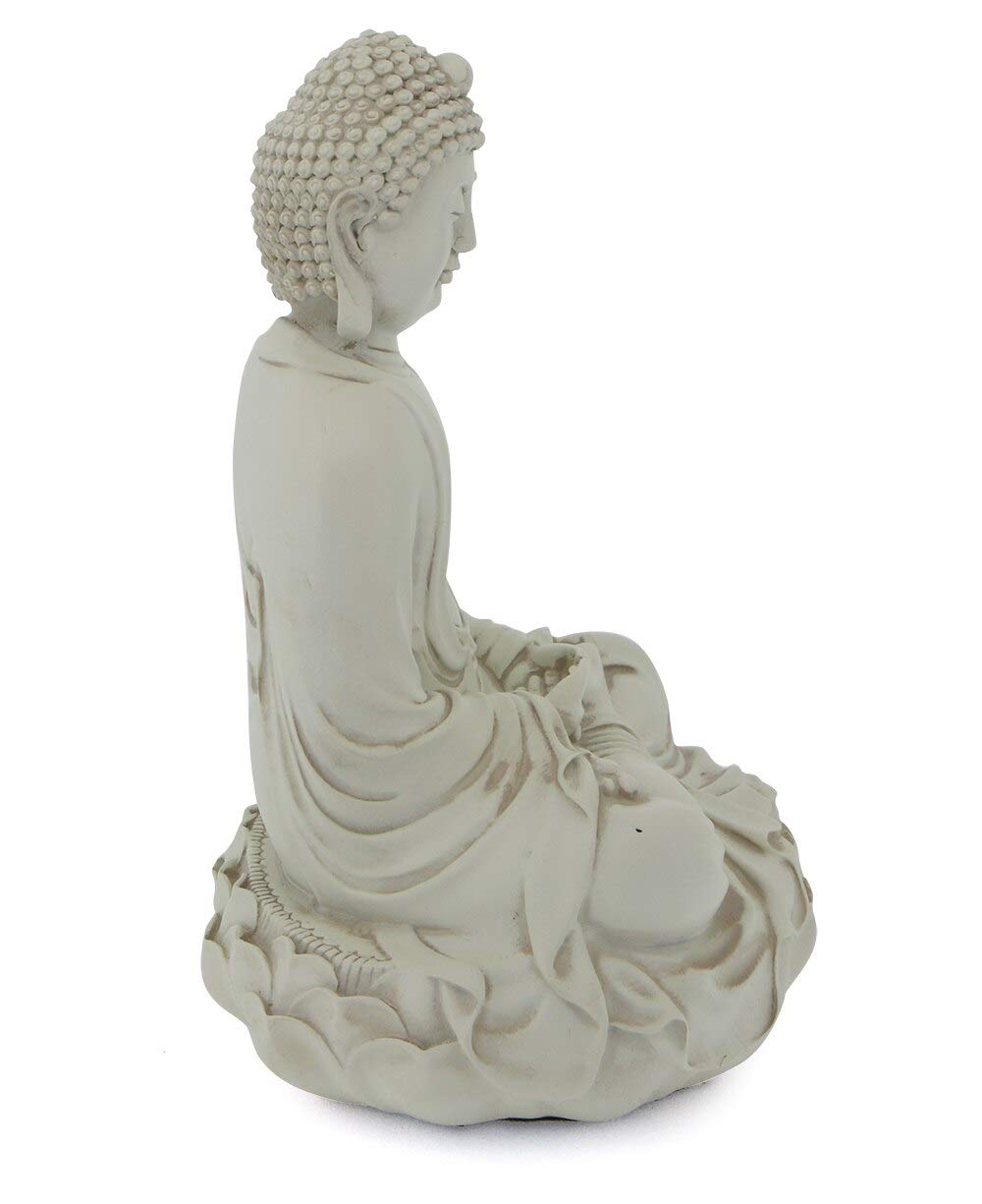 Serene Buddha Meditation Statue - 6.5 Inch Handcrafted Home Decor for Yoga, Zen Garden & Spiritual Relaxation | Perfect for Meditation Spaces & Mindful Living