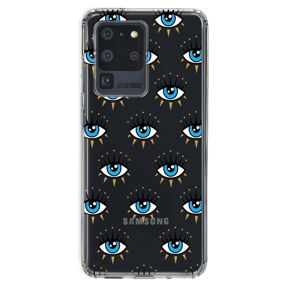 Evil Eye Protection Samsung Galaxy Phone Case - Stylish & Durable Cover for Good Luck Charm | Perfect for Travel, Daily Use & Gift Giving