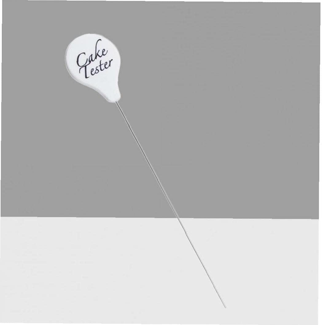Premium Stainless Steel Cake Tester - Biscuit Stirring Pin & Baking Needle Tool for Perfect Cake, Muffin, Bread Testing | Ideal for Home Bakers & Professional Chefs | Essential Baking Accessory for Kitchens & Bakeries