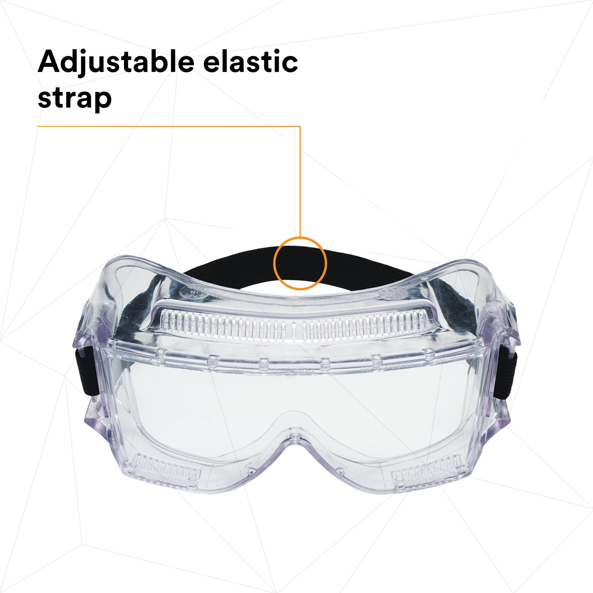 3M Centurion Impact Safety Goggles 452 40300 00000 10 - Clear Lens Protective Eyewear for Construction, Woodworking & DIY Projects - ANSI Z87.1 Certified Safety Glasses