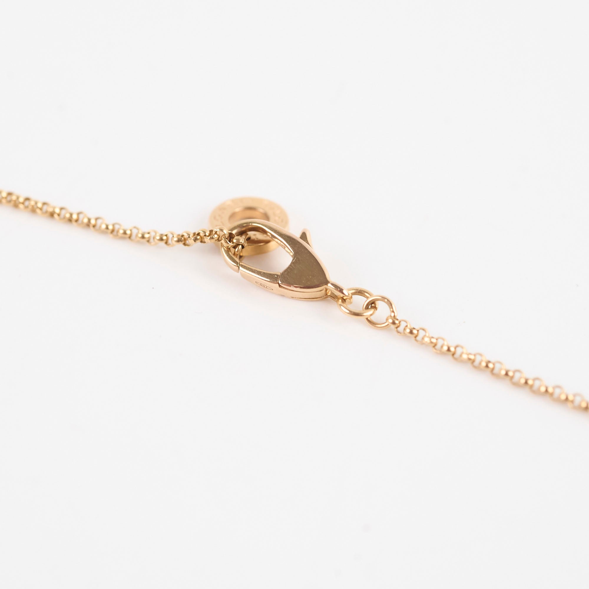 Bulgari Mini B.Zero1 Necklace in 18K Pink Gold - Elegant Rose Gold Pendant for Women, Perfect for Gifts, Parties & Special Occasions