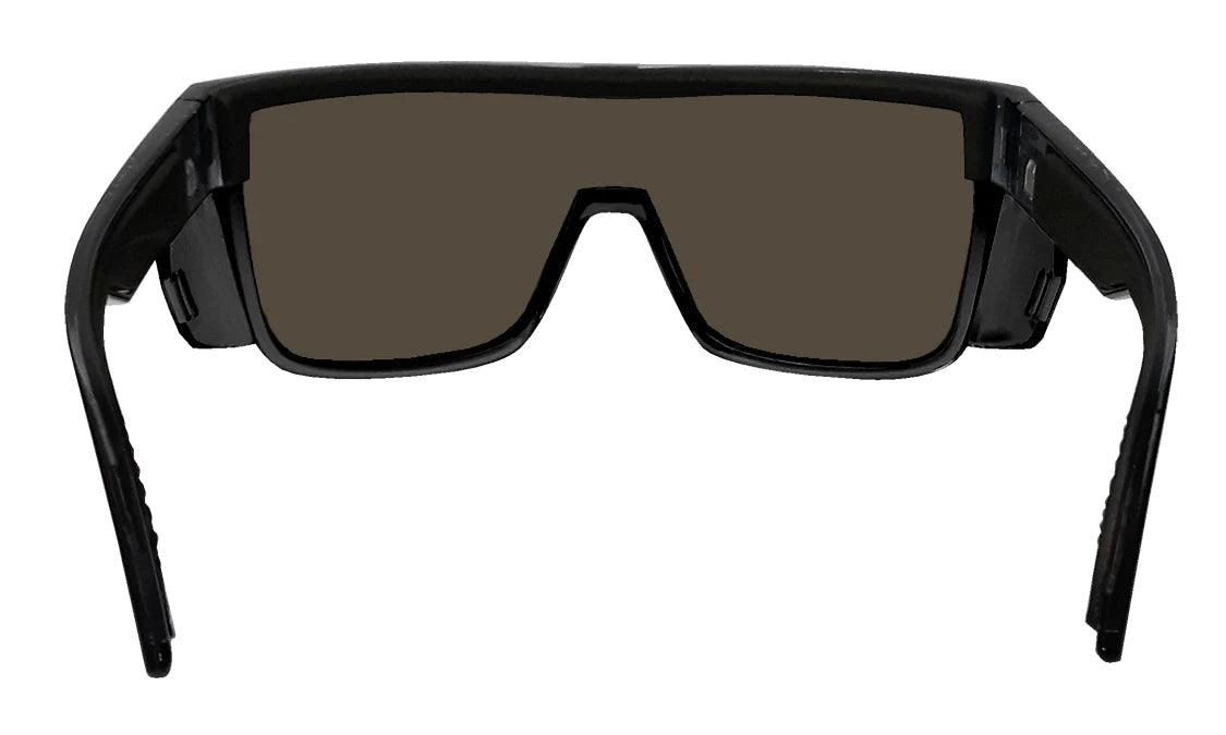 BUZZ Bomb Safety Red Mirror Crystal Z87 ANSI Certified Safety Glasses - Perfect for Construction, Woodworking & DIY Projects