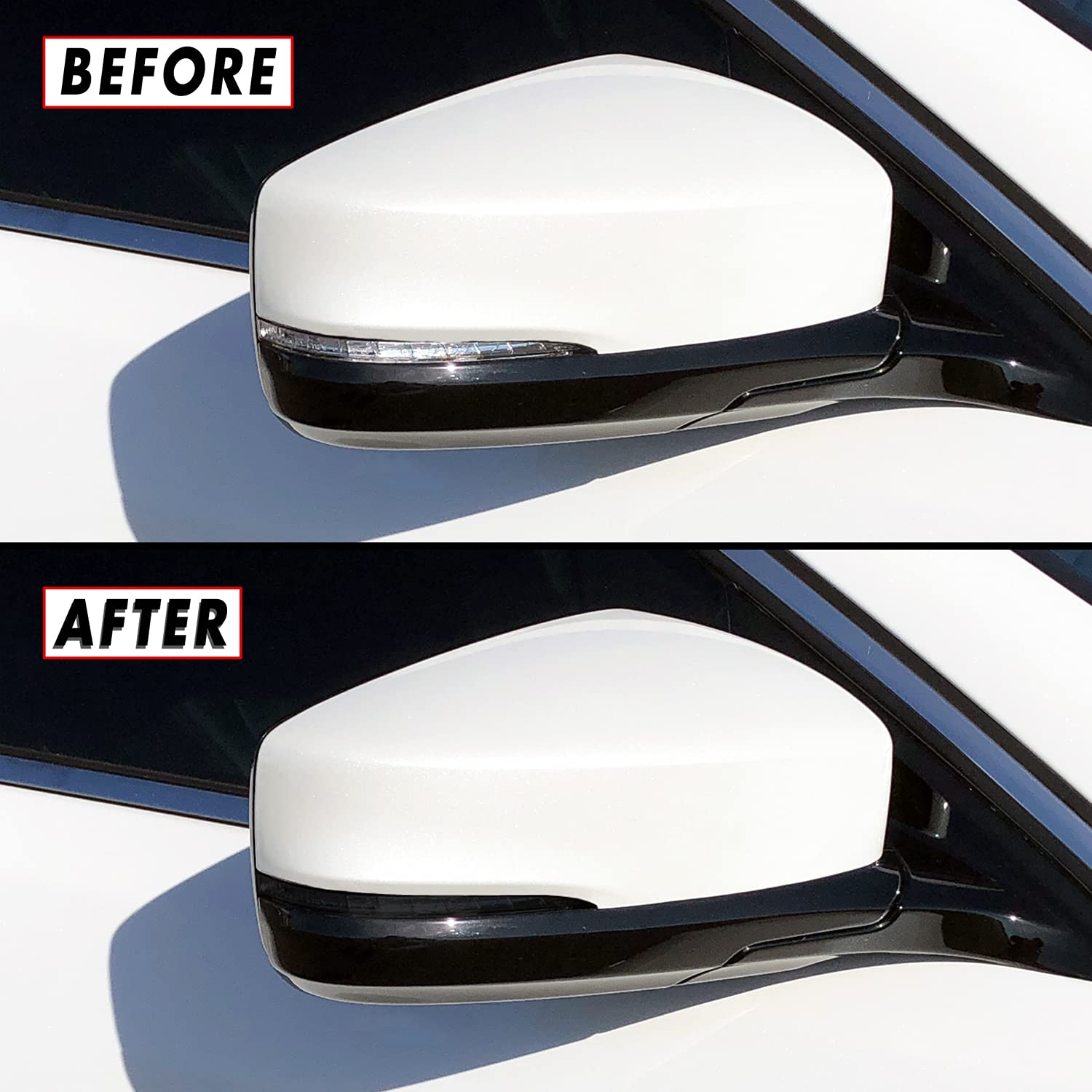 2018-2020 Acura TLX Side Mirror PreCut Vinyl Smoke Tint - 20% Dark Smoke Film for Mirror Turn Signal (4 Pieces) | Easy DIY Installation, UV Protection & Enhanced Privacy for Driving