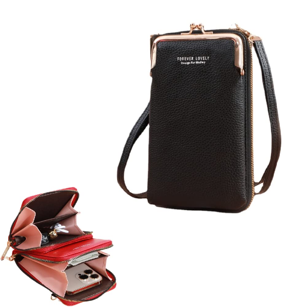 Women's Crossbody Phone Wallet Bag - Stylish Top Handle Purse with Shoulder Strap for Everyday Use | Perfect for Shopping, Travel & Work Commute