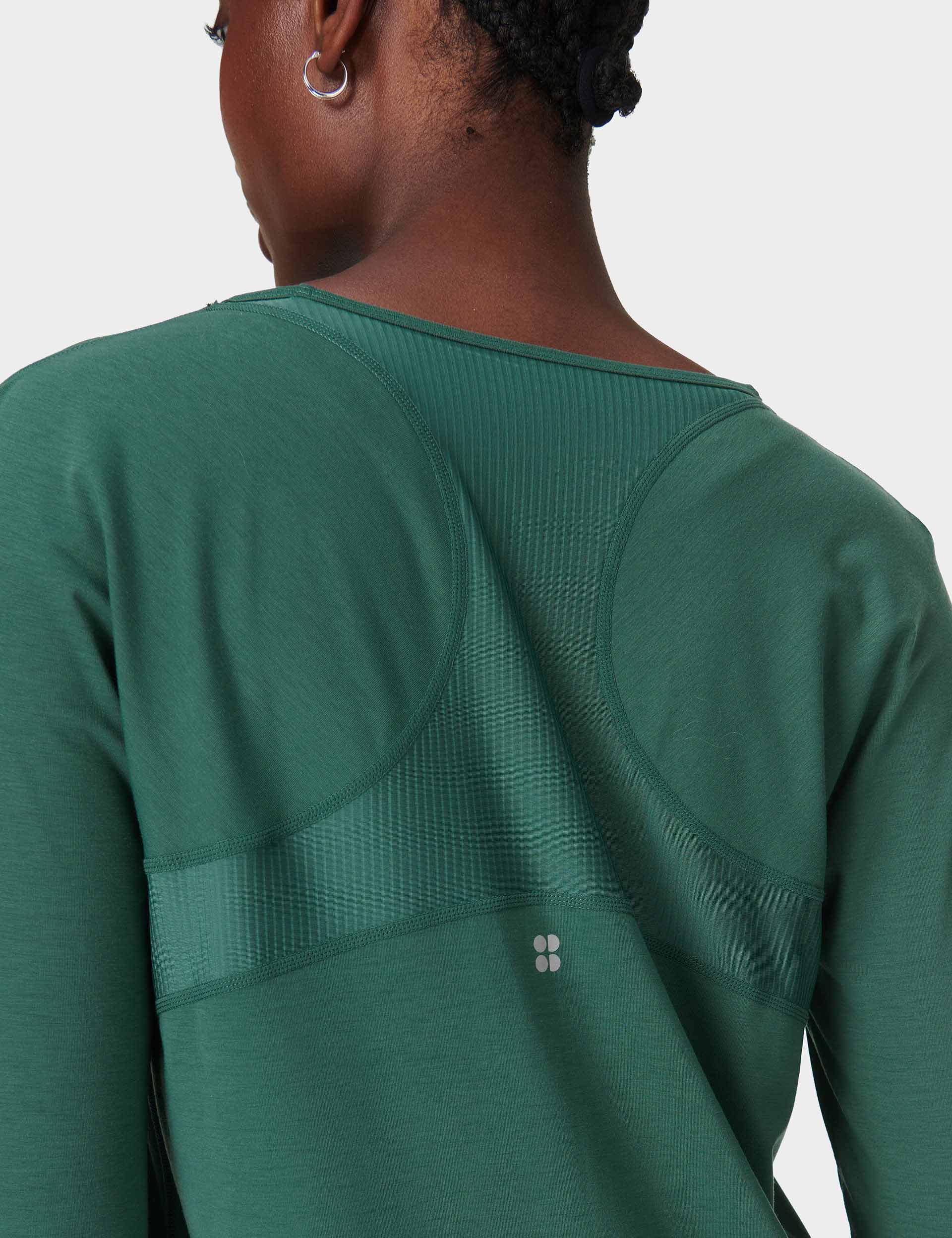 Breathe Easy Running Long Sleeve Top - Moisture Wicking Athletic Shirt for Men & Women in Glade Green - Perfect for Jogging, Gym Workouts & Outdoor Activities