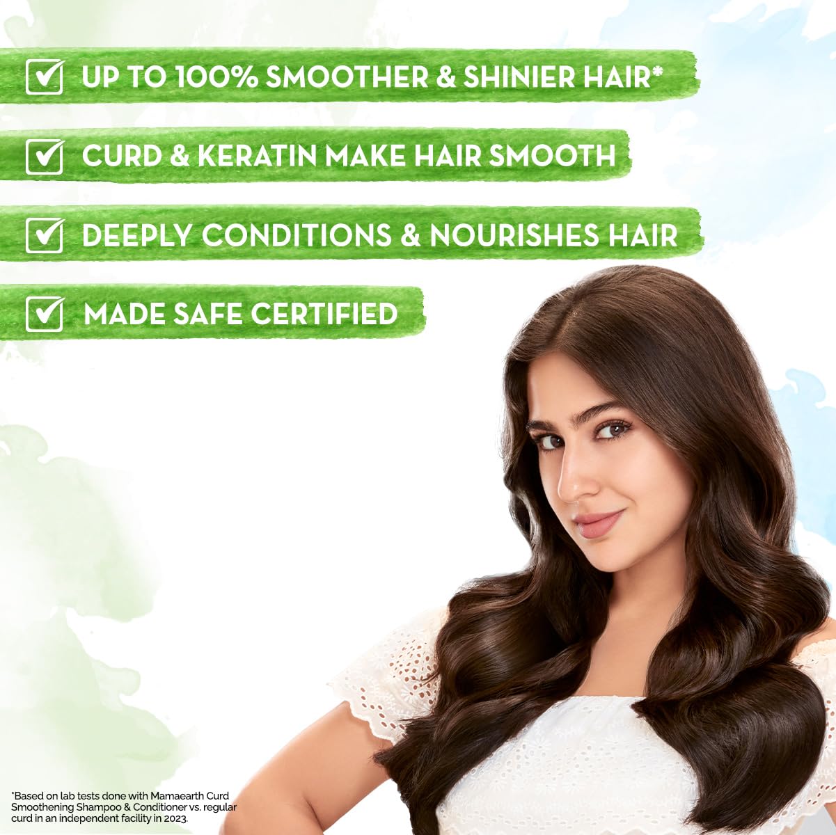 Mamaearth Curd & Keratin Smoothing Conditioner for Women & Men - 250ml | Nourishes Dry Hair, Controls Frizz for Smooth & Shiny Hair | Perfect for Daily Hair Care & Frizz Control at Home or Salon