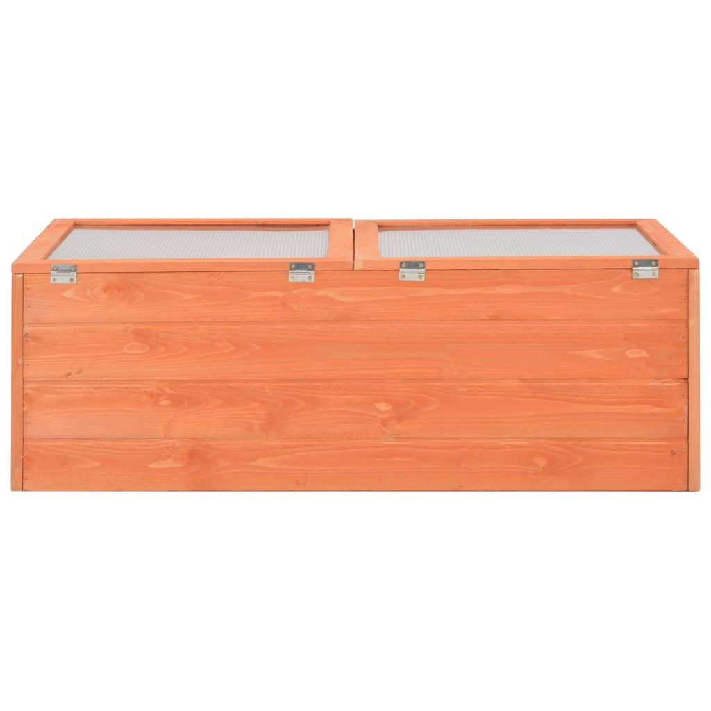 Portable Wooden Greenhouse for Plants - 39.4x19.7x13.4 Inch Raised Garden Planter Stand with Cooling Protection - Indoor Outdoor Decor for Home, Patio & Balcony Gardening