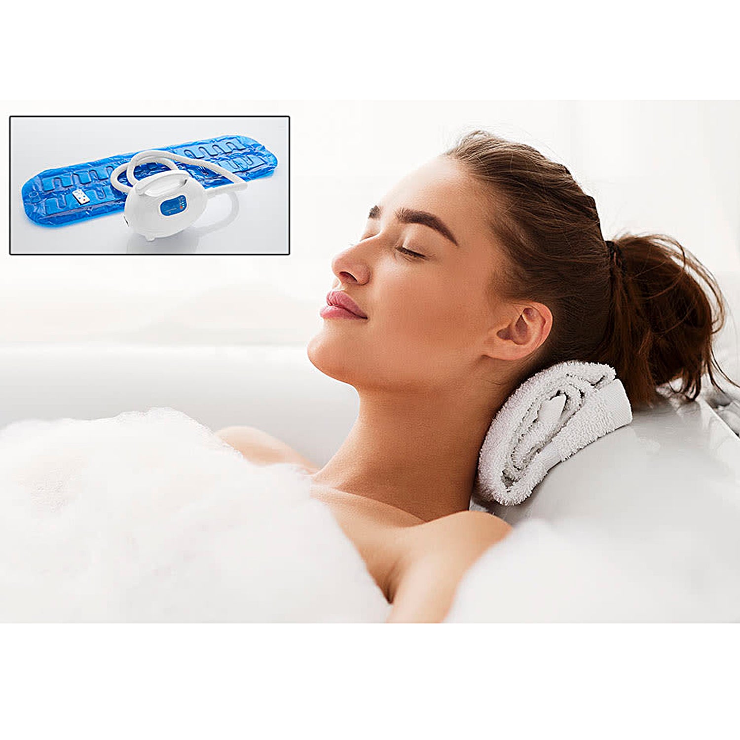 Relaxing At Home Bubble Bath Spa Set - Lavender Scented Bath Bombs & Epsom Salts for Stress Relief & Muscle Relaxation | Perfect for Self-Care, Romantic Evenings & Gift Giving