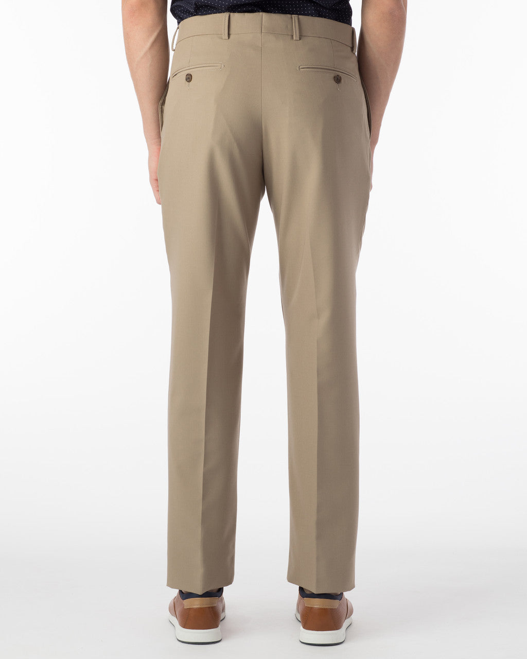 BRUNOTELLI Men's SLD Commuter Bi-Stretch Gabardine Pants - Comfortable & Durable Work Pants for Office, Travel & Casual Wear