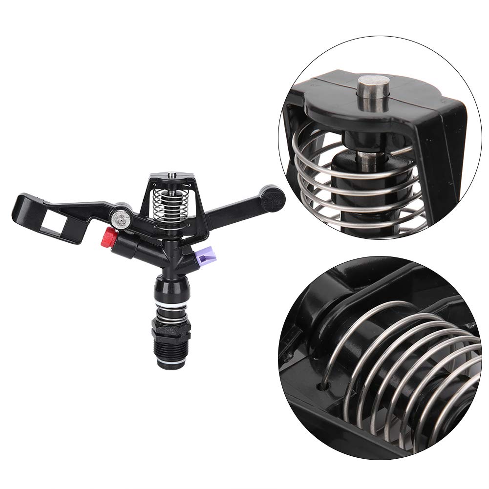 Rotating Irrigation Nozzle - Adjustable Water Sprinkler for Garden, Lawn, Farmland, and Forest Seedlings | Perfect for Wheat Fields, Tea Gardens & Agricultural Watering Systems