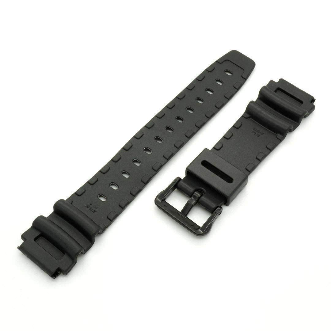 Casio DW280/290 Black Resin Strap 19mm - Durable Watch Band Replacement for Men & Women - Perfect for Sports, Work & Everyday Wear