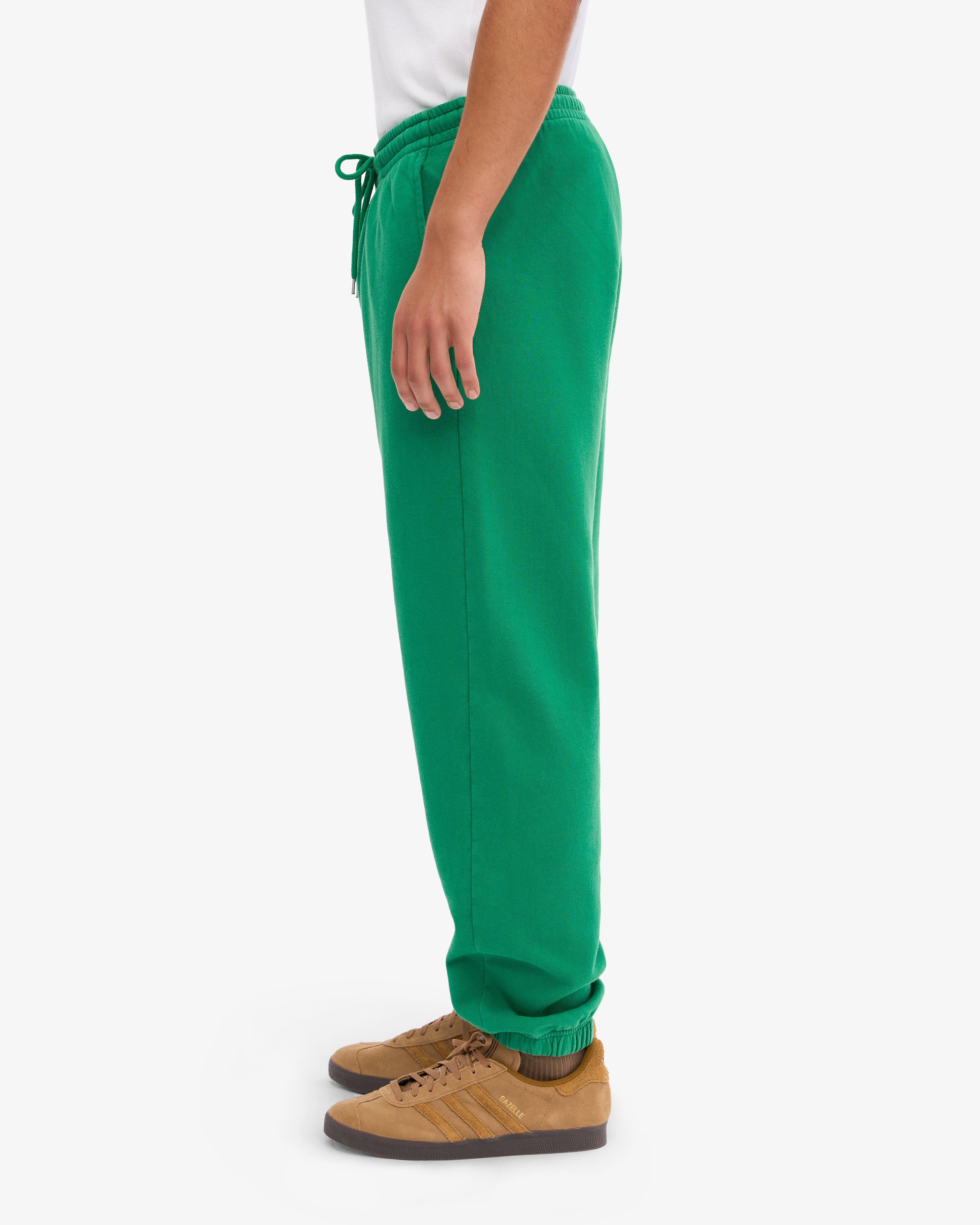 Organic Cotton Sweatpants for Women - Soft & Comfortable Kelly Green Joggers for Lounge & Workout - Eco-Friendly Casual Pants for Yoga, Running & Home Wear