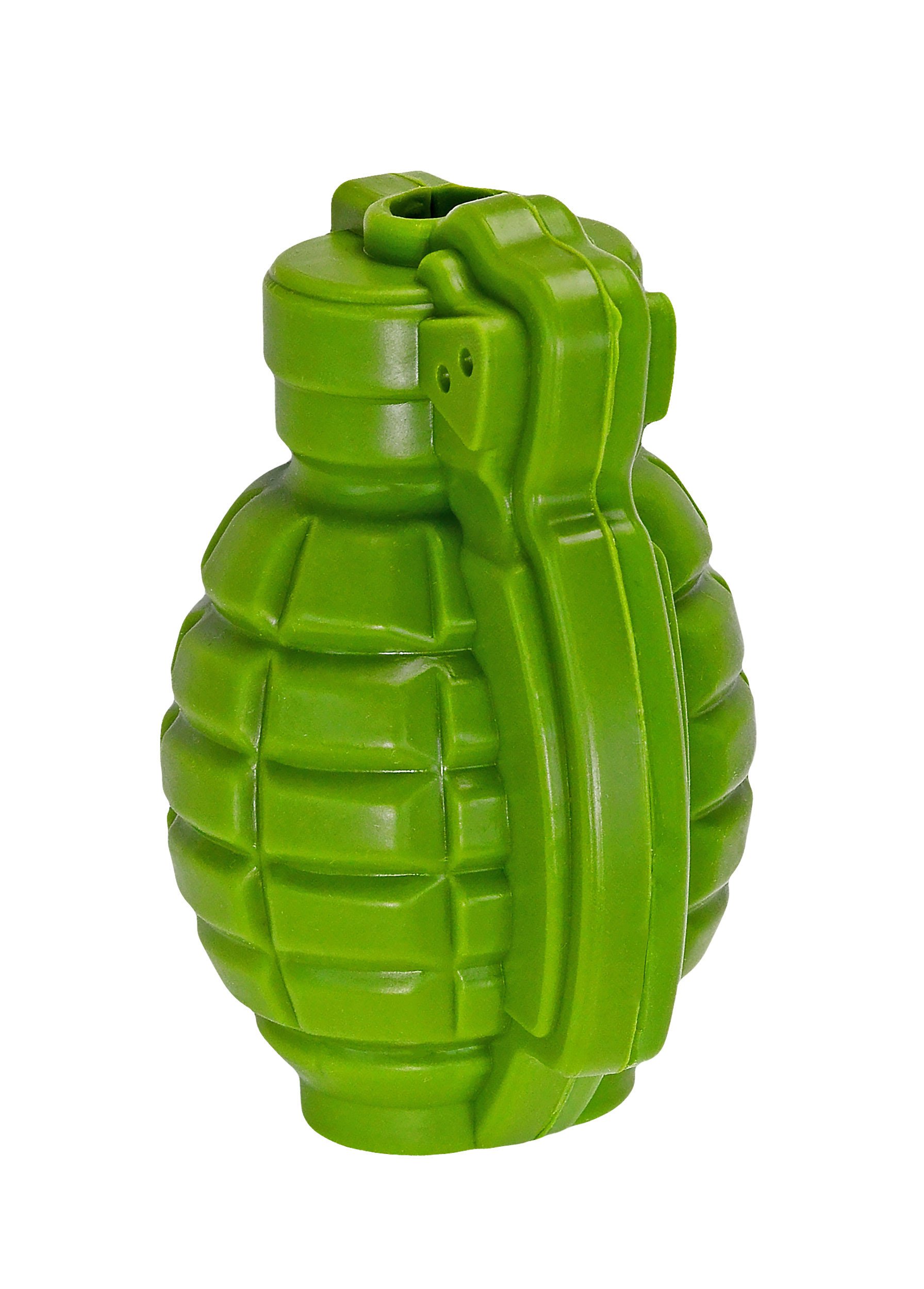 Fairly Odd Novelties Green Grenade Shaped 3D Ice Cube Mold - Military Style Fun Bomb Ice Maker for Cocktails & Parties - Unique Novelty Gift for Men & Military Enthusiasts