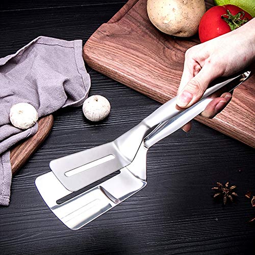 Stainless Steel BBQ Utensil Set - Kitchen BBQ Tongs, Steak Shovel, Fish Clamp, Bread & Meat Tongs for Grilling, Frying, and Outdoor Cooking