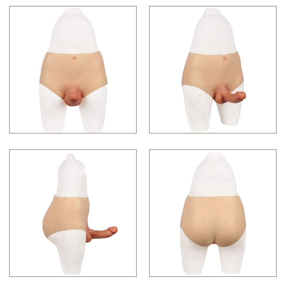 5 Inch Realistic Silicone Dildo Panty - Adjustable Strapless Strap-On Harness for Women, Lesbian Couples & Solo Play | Soft Flexible Adult Toy for Roleplay, BDSM & Intimate Moments
